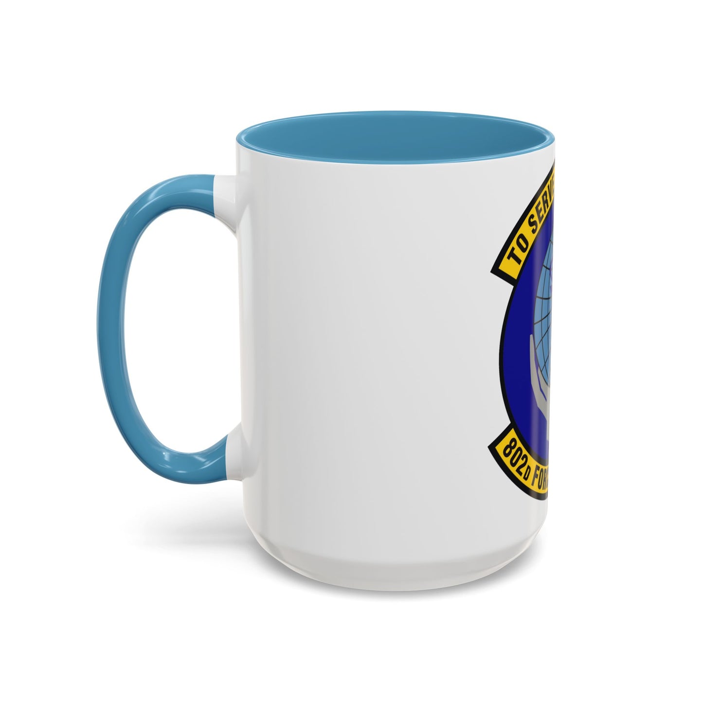 802d Force Support Squadron (U.S. Air Force) Accent Coffee Mug