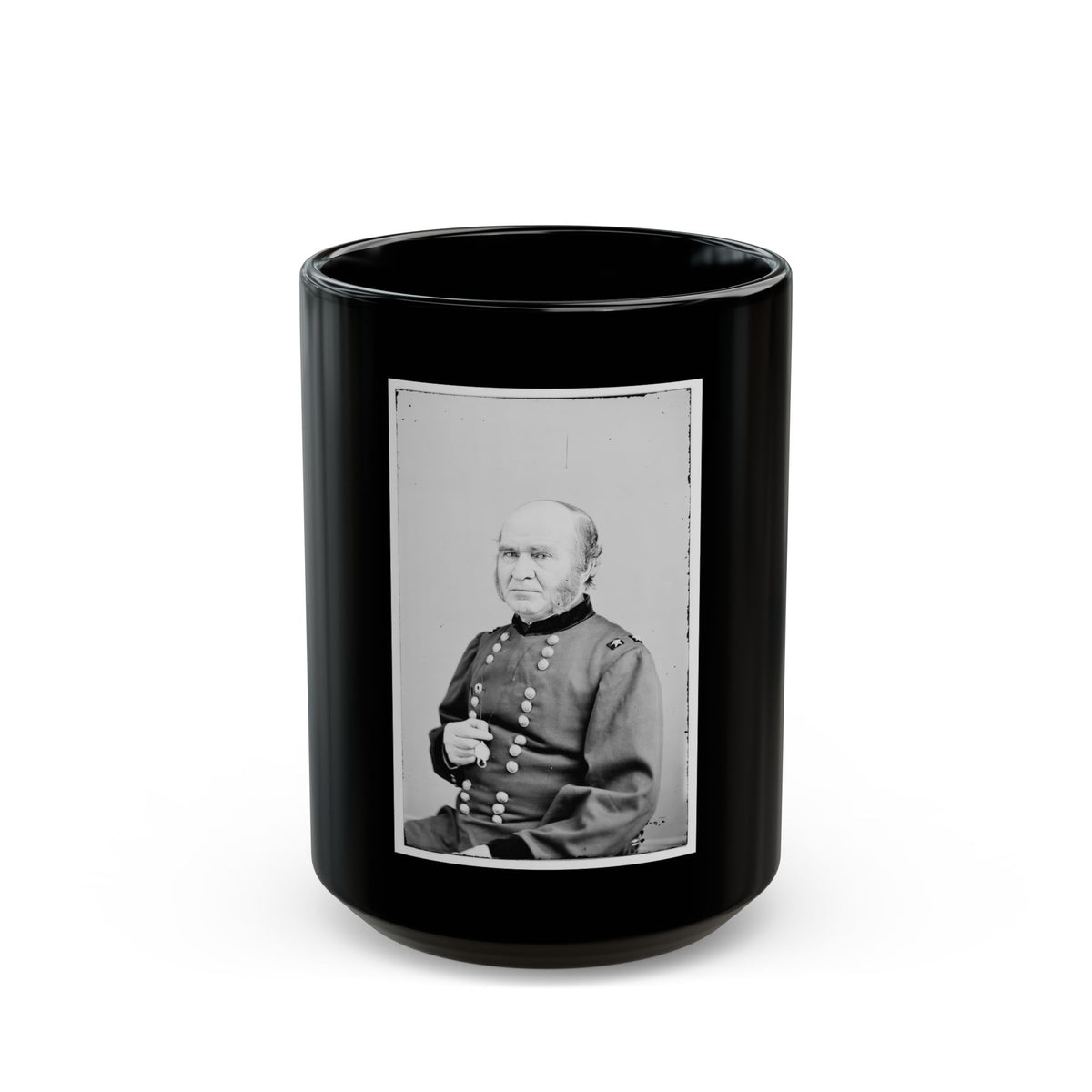 B.S. Roberts, Vermont (U.S. Civil War) Black Coffee Mug