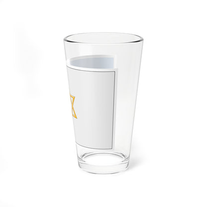 Palestine flag 1924 by British Mandate (Israel) Pint Glass 16oz