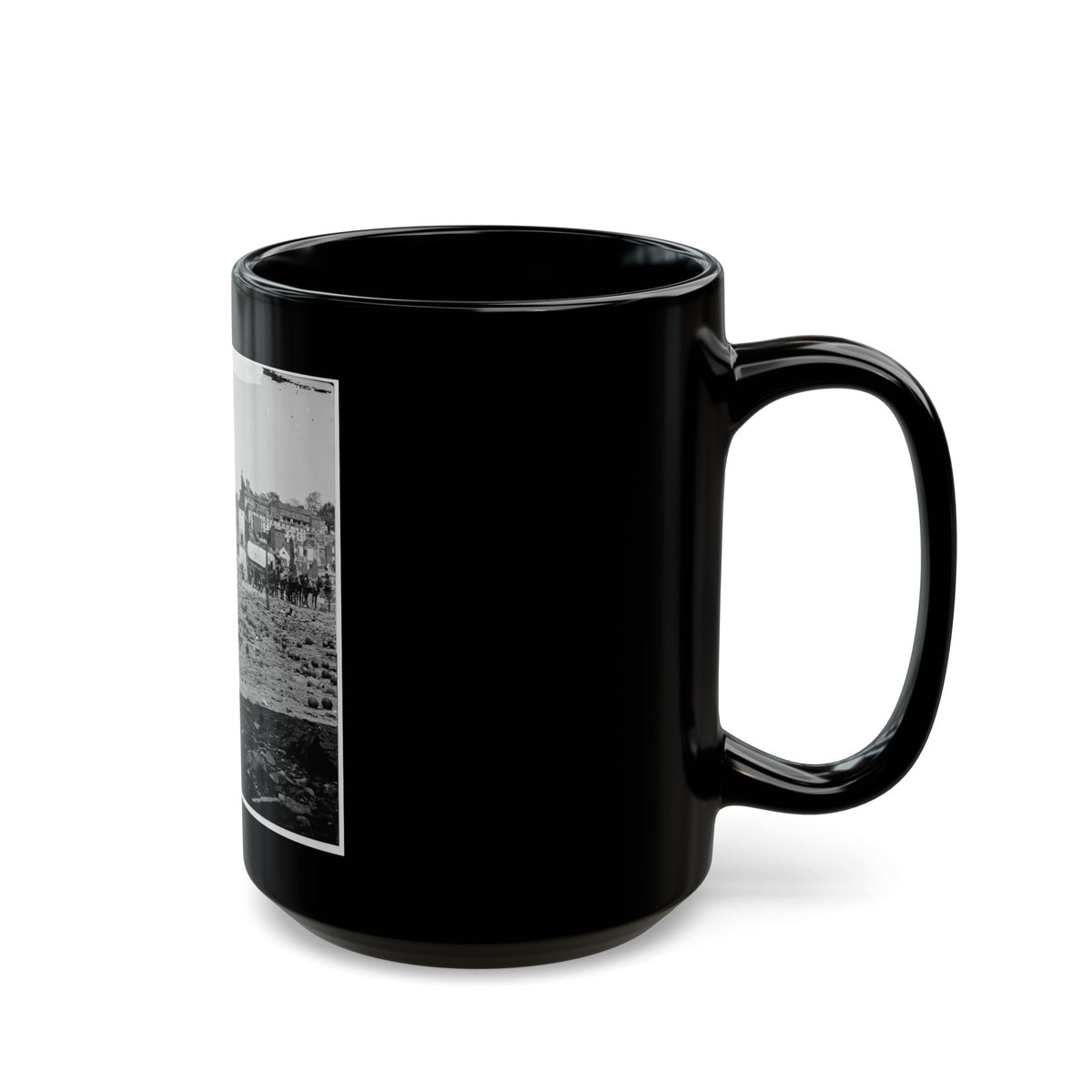 Richmond, Va. Grounds Of The Ruined Arsenal With Scattered Shot And Shell (U.S. Civil War) Black Coffee Mug
