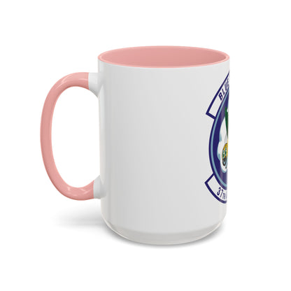 37th Airlift Squadron (U.S. Air Force) Accent Coffee Mug | Military Mug Gift
