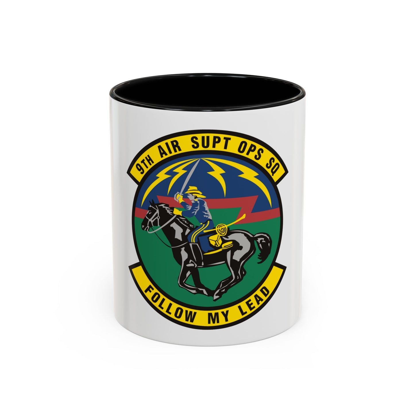 9th Air Support Operations Squadron (U.S. Air Force) Accent Coffee Mug