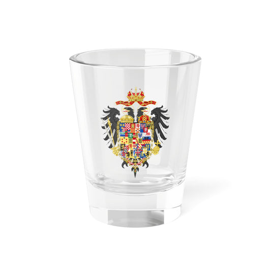 Greater Coat of Arms of Joseph II Holy Roman Emperor (Austria) (Coat of Arms) Shot Glass 1.5oz