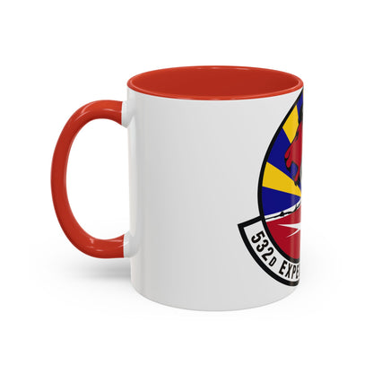 532d Expeditionary Security Forces Squadron (U.S. Air Force) Accent Coffee Mug