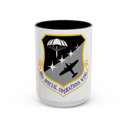 492 Special Operations Wing AFSOC (U.S. Air Force) Accent Coffee Mug