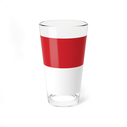 Old flag of Unterwalden (Switzerland) Pint Glass 16oz