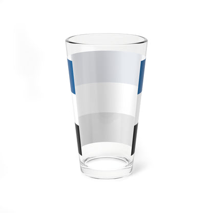 Manchurian Tricolor Flag (China) Pint Glass 16oz