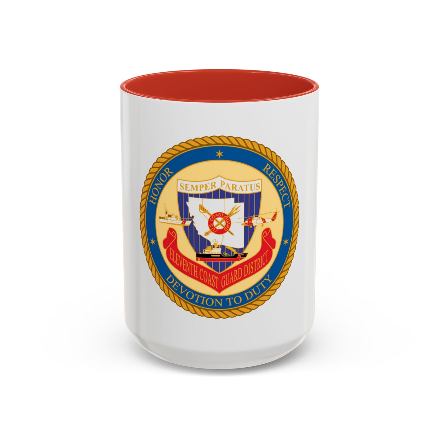 ELEVENTH COAST GUARD DISTRICT (U.S. Coast Guard) Accent Coffee Mug