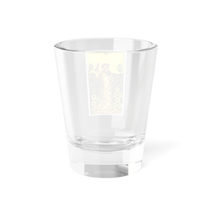 The 9 of Pentacles (Tarot Card) Shot Glass 1.5oz-Go Mug Yourself