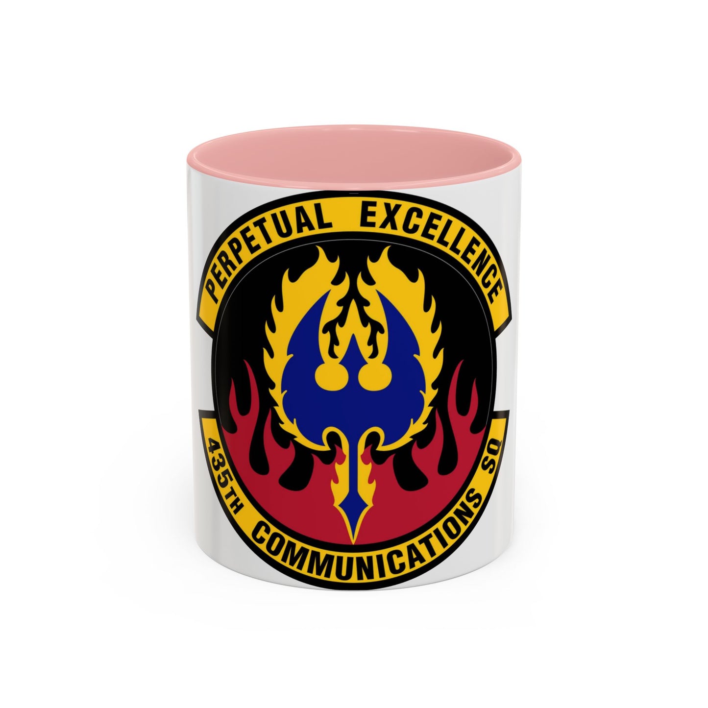 435th Communications Squadron (U.S. Air Force) Accent Coffee Mug