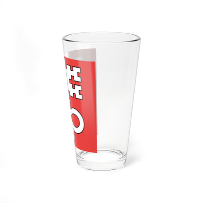 Flag of Canton of Nidwalden (Switzerland) Pint Glass 16oz