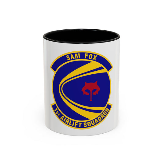 1st Airlift Squadron (U.S. Air Force) Accent Coffee Mug