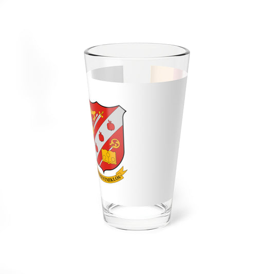 Flag of Danszentmiklos (Hungary) Pint Glass 16oz