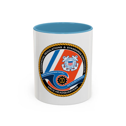 USCG HQ CG ENG 1 Comm Reg Stnd Dlr (U.S. Coast Guard) Accent Coffee Mug