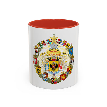 Greater Coat of Arms of the Russian Empire - Accent Coffee Mug