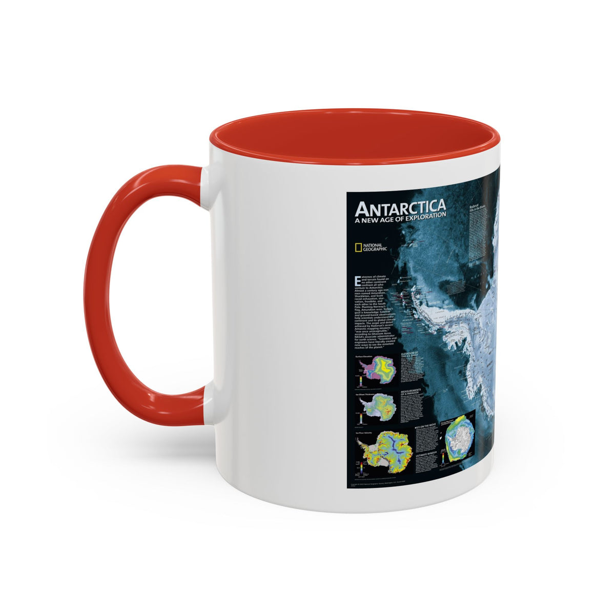 Antarctica (2002) (Map) Accent Coffee Mug