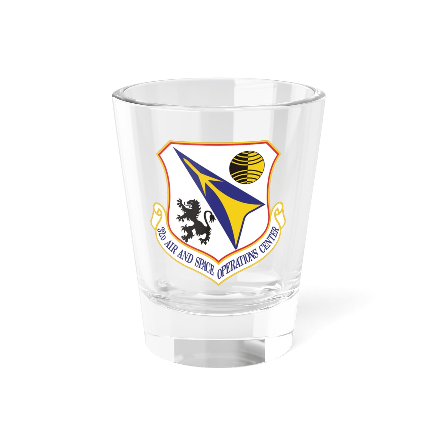 32d Air and Space Operations Center (U.S. Air Force) Shot Glass 1.5oz