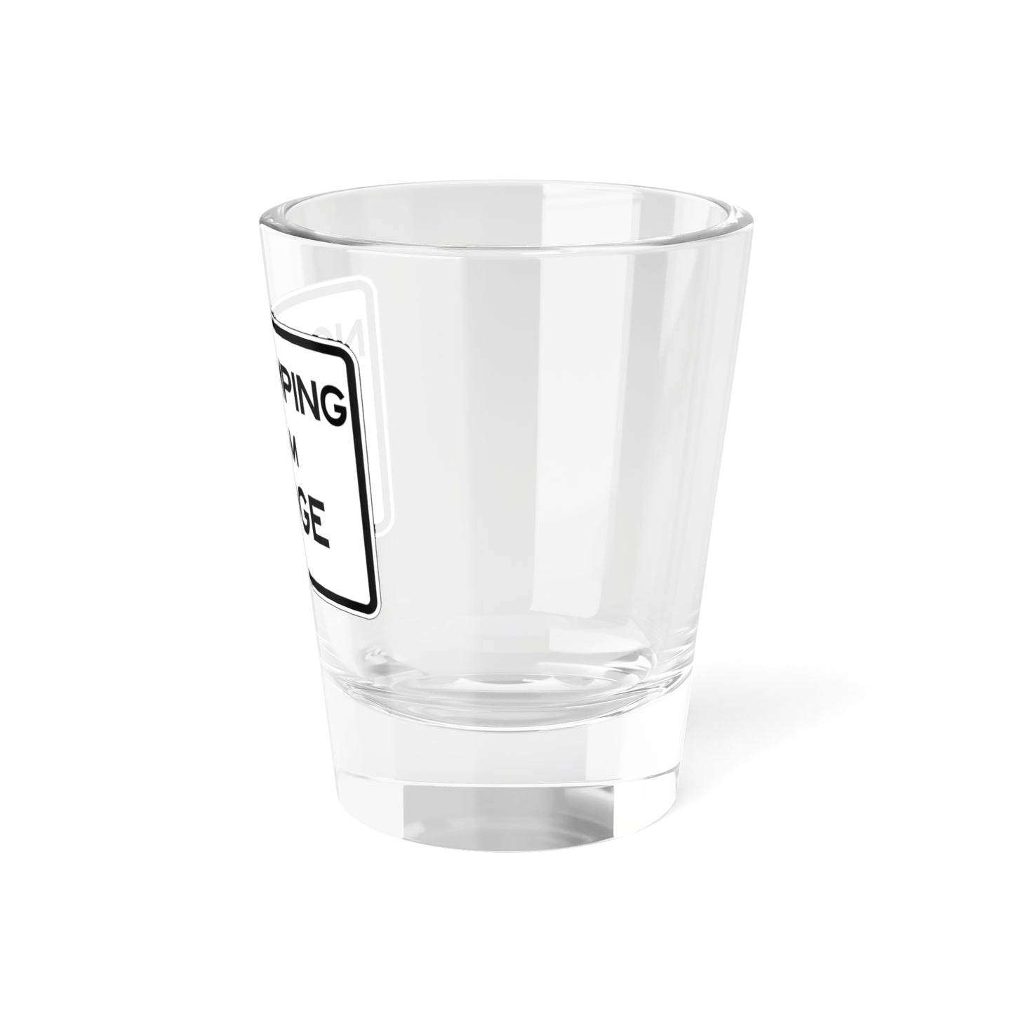 MUTCD-CA R23 Jumping (California) (Road Sign) Shot Glass 1.5oz