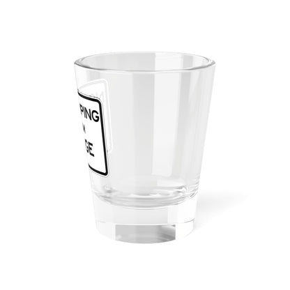 MUTCD-CA R23 Jumping (California) (Road Sign) Shot Glass 1.5oz