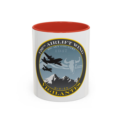 120th Airlift Wing (U.S. Air Force) Accent Coffee Mug