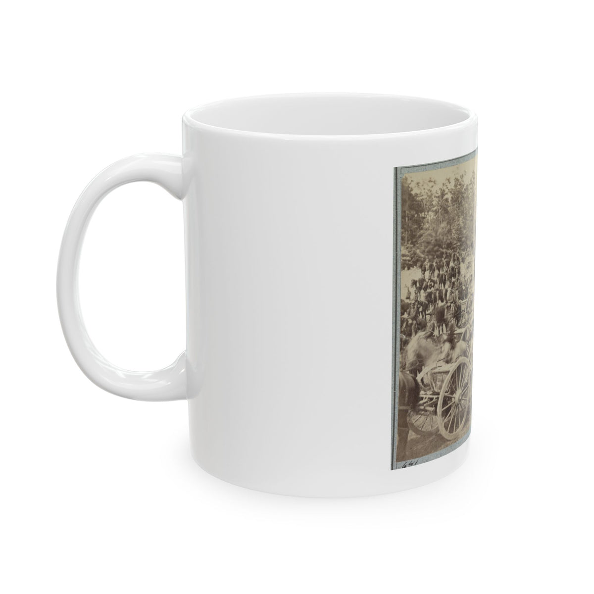 Benson's Horse Battery (M. 2d U.S. Art'y) Near Fair Oaks, Va., June 1862 (U.S. Civil War) White Coffee Mug
