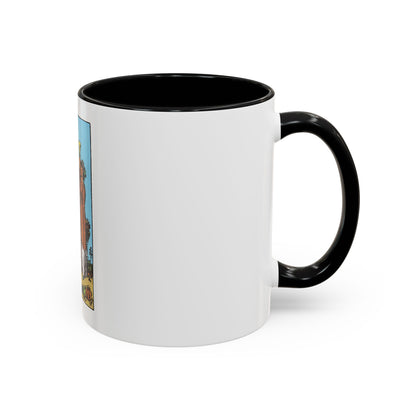 The 3 of Cups (Tarot Card) Accent Coffee Mug