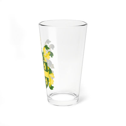 Coat of Arms of Walter Dickenson (United States) (Coat of Arms) Pint Glass 16oz