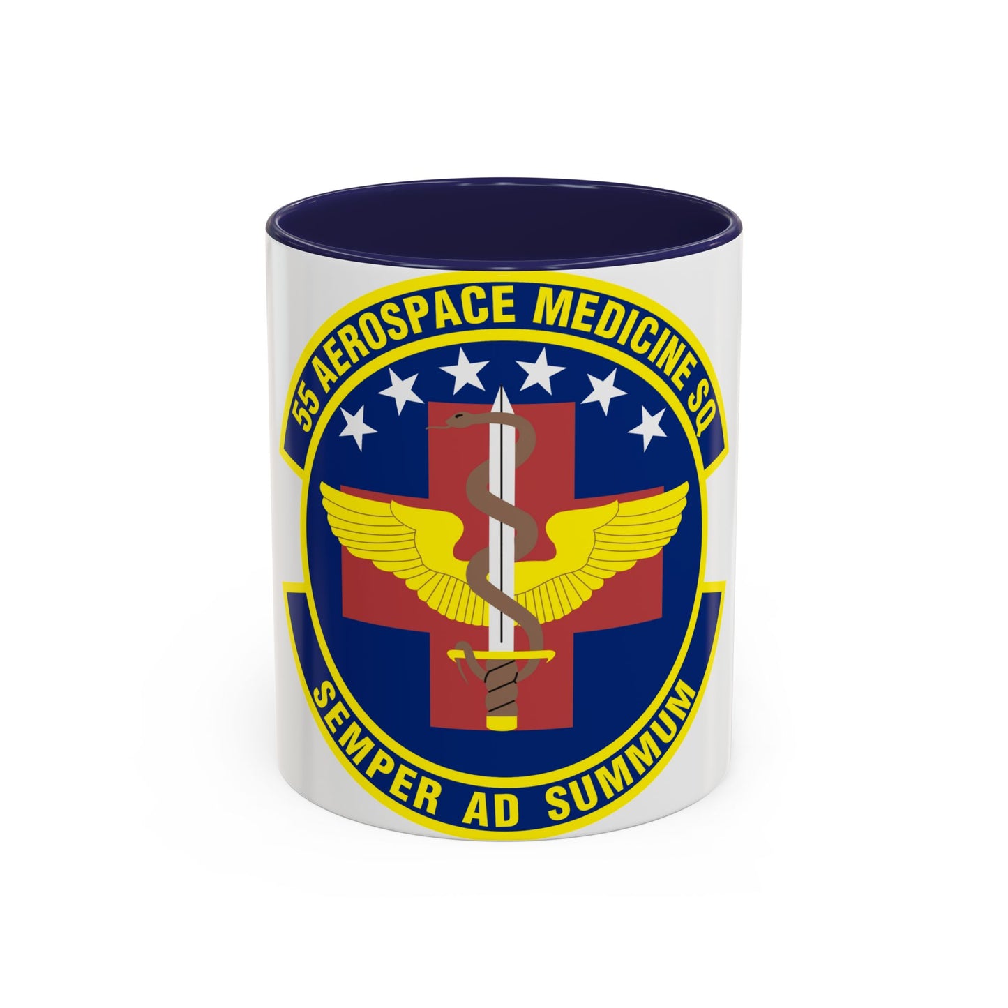 55th Aerospace Medicine Squadron (U.S. Air Force) Accent Coffee Mug