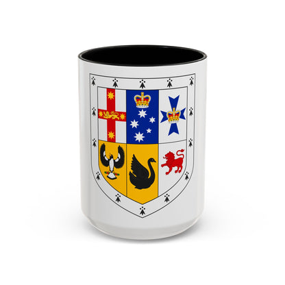 Shield of arms of Australia - Accent Coffee Mug