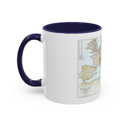 Europe, Central & Mediterranean Sept-1st (1939) (Map) Accent Coffee Mug