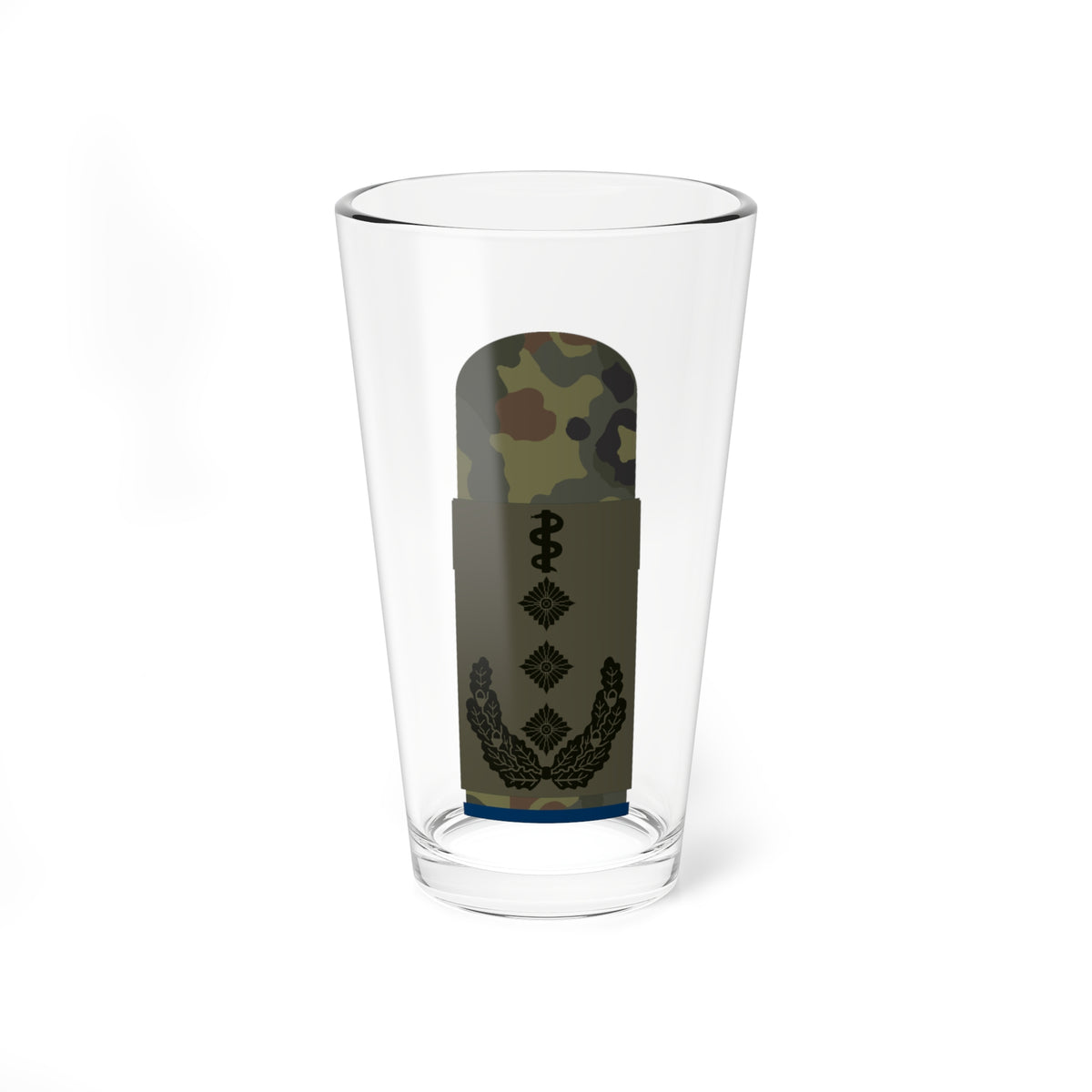 HA OS5 53b Oberstarzt San HM L (Military Rank) Pint Glass 16oz