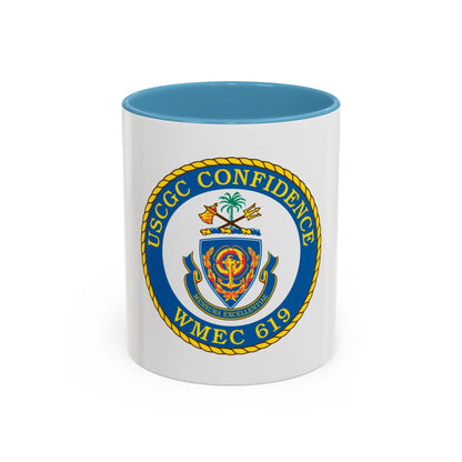 USCGC Confidence WMEC 619 (U.S. Coast Guard) Accent Coffee Mug