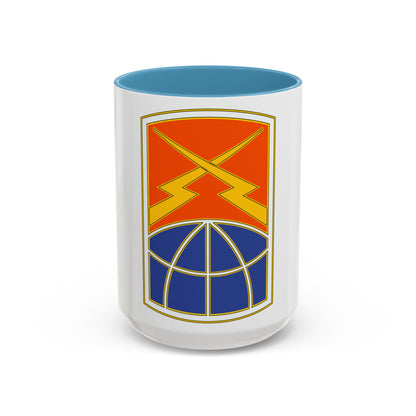 160 Signal Brigade 3 (U.S. Army) Accent Coffee Mug