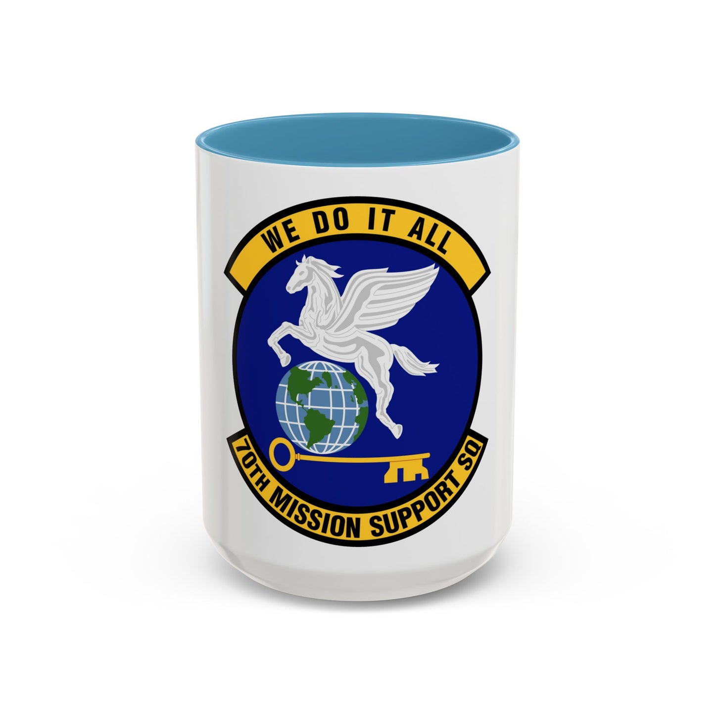 70th Mission Support Squadron (U.S. Air Force) Accent Coffee Mug