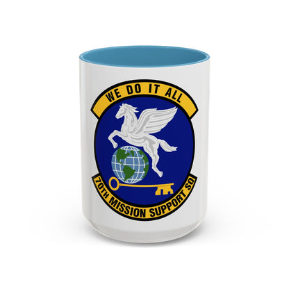 70th Mission Support Squadron (U.S. Air Force) Accent Coffee Mug