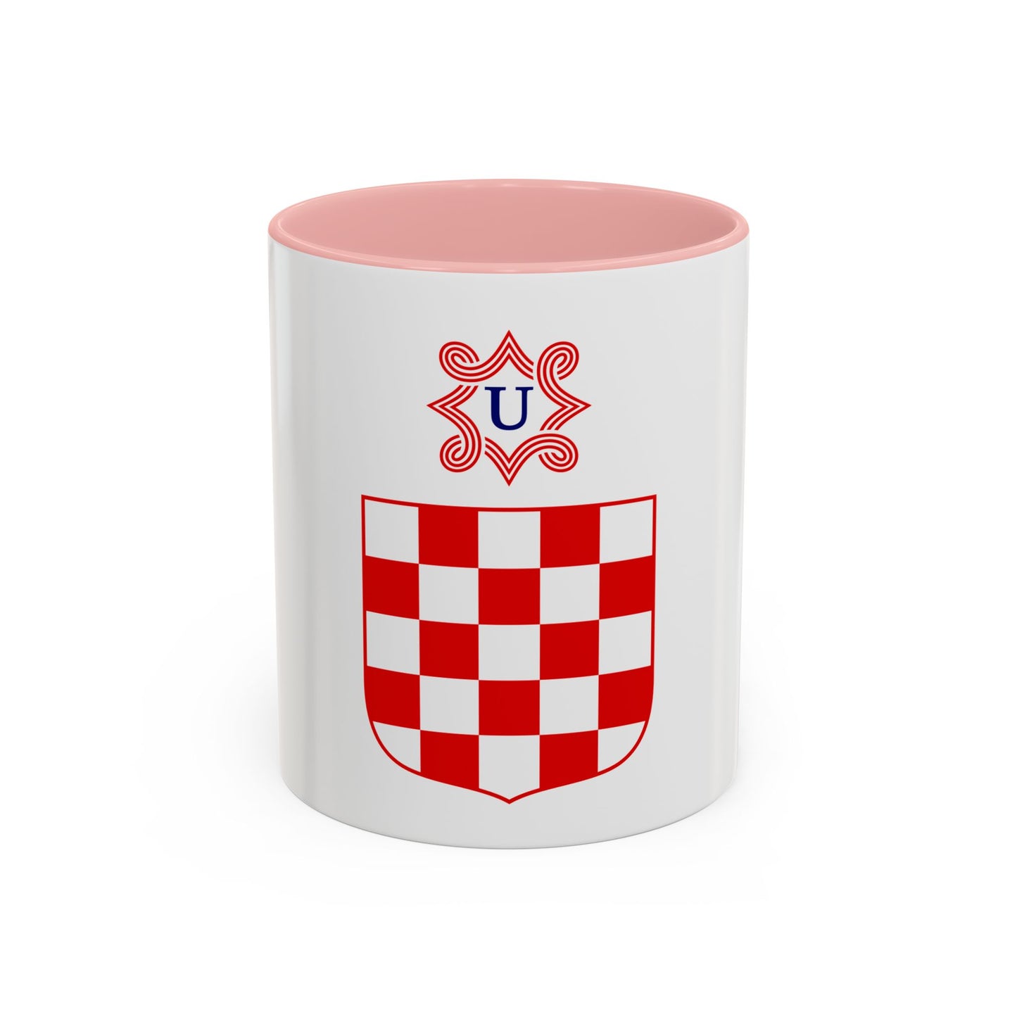 Coat of arms of the Independent State of Croatia - Accent Coffee Mug