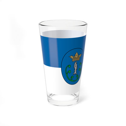Flag of Korosladany (Hungary) Pint Glass 16oz