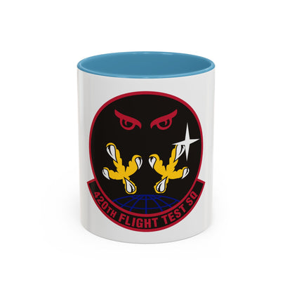 420 Flight Test Squdron AFMC (U.S. Air Force) Accent Coffee Mug