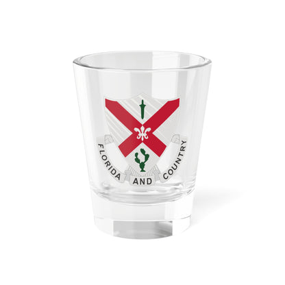 Verre à liqueur du 124e régiment d'infanterie (armée américaine) 1,5 oz