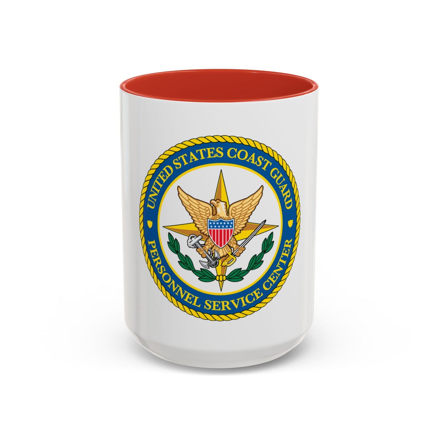 USCG Personnel Service Center (U.S. Coast Guard) Accent Coffee Mug
