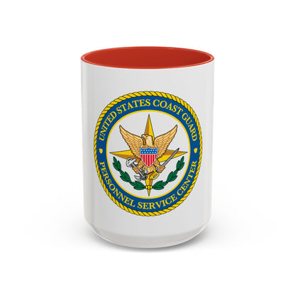 USCG Personnel Service Center (U.S. Coast Guard) Accent Coffee Mug