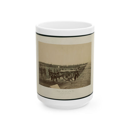 Brady's Incidents Of The War. (Fort Richardson Va.) Camp 1st. Conn Artilery Sic, Col. R.O. Tyler (U.S. Civil War) White Coffee Mug