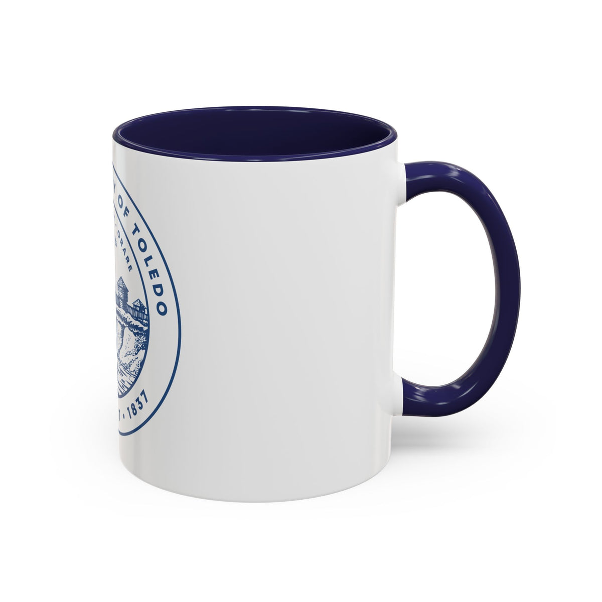 Seal of Toledo Ohio - Accent Coffee Mug