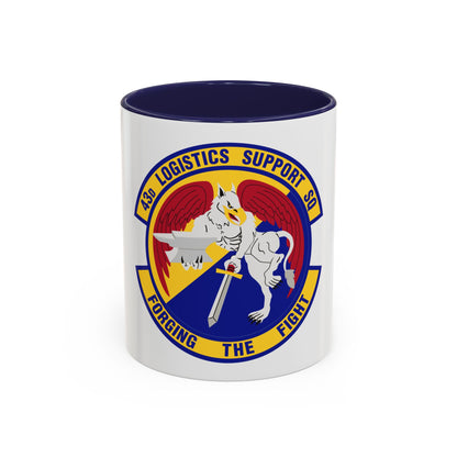 43d Logistics Support Squadron (U.S. Air Force) Accent Coffee Mug