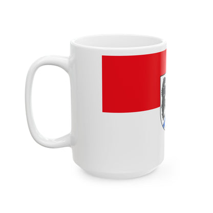 Drapeau de Freyung Grafenau Allemagne - Tasse à café blanche