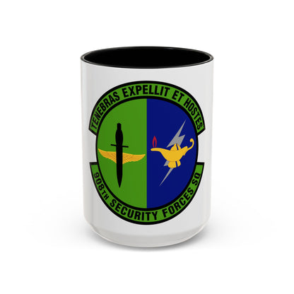 908th Security Forces Squadron (U.S. Air Force) Accent Coffee Mug