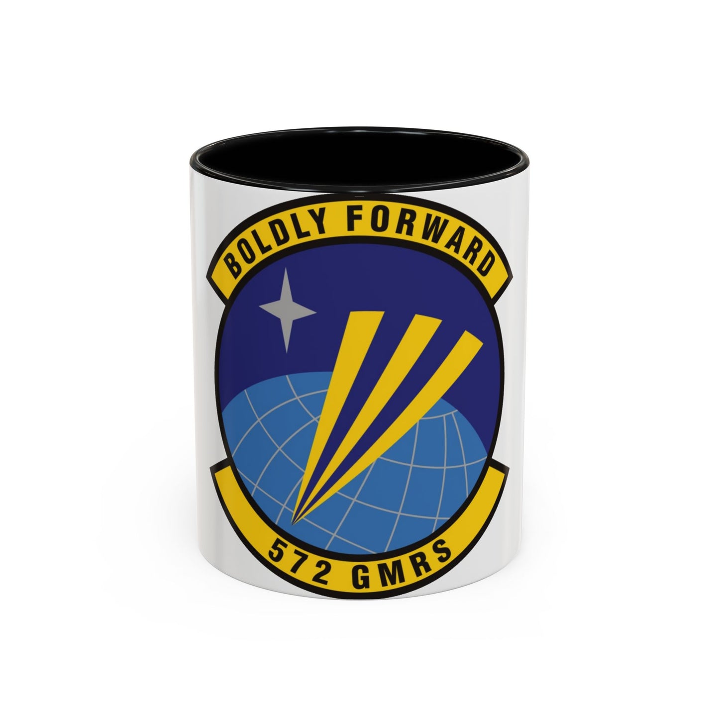 572d Global Mobility Readiness Squadron (U.S. Air Force) Accent Coffee Mug