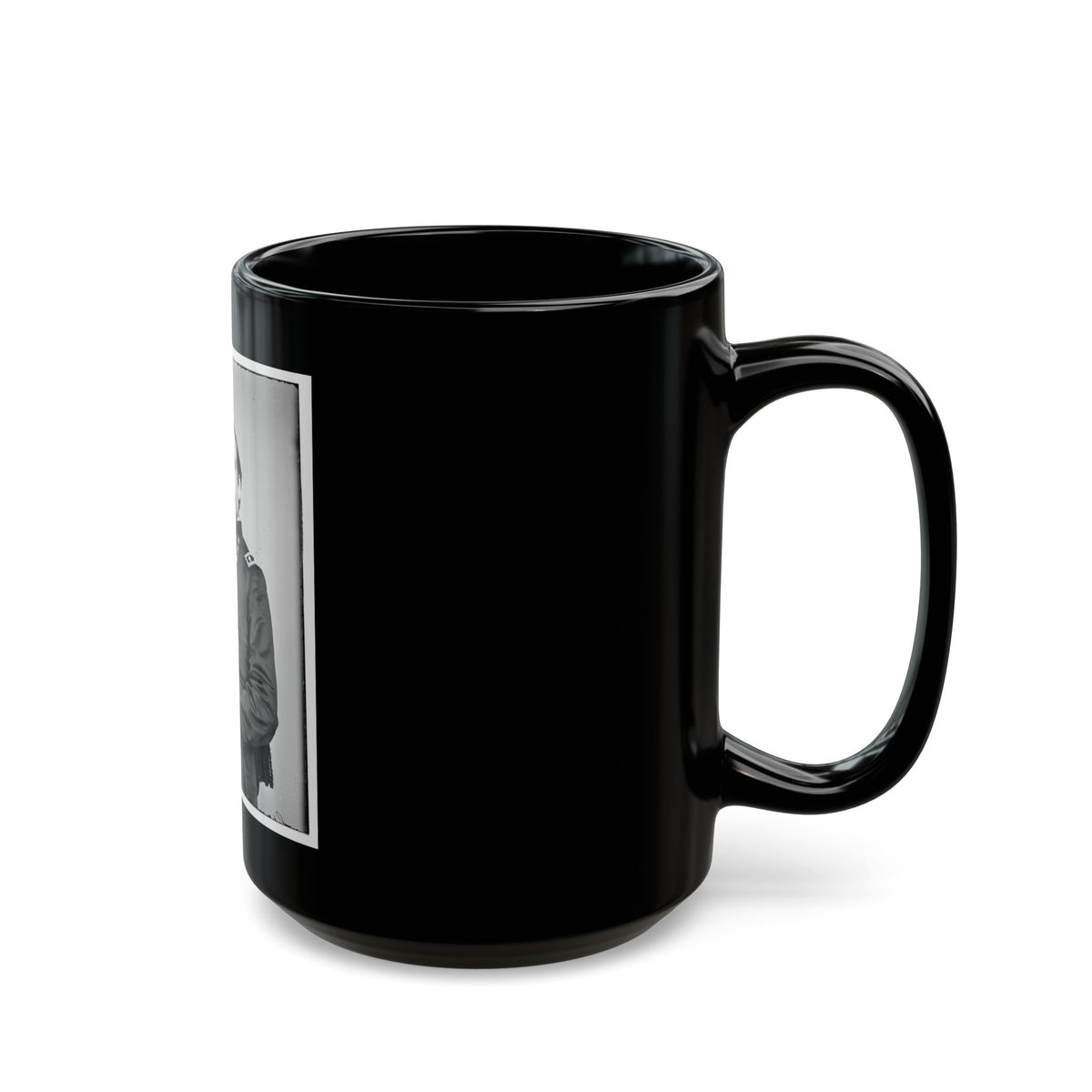 Portrait Of Maj. Gen. Peter J. Osterhaus, Officer Of The Federal Army (U.S. Civil War) Black Coffee Mug