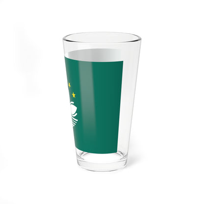 Flag of Macau (China) Pint Glass 16oz
