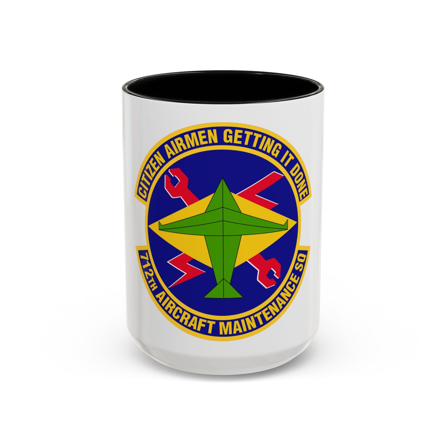 712th Aircraft Maintenance Squadron (U.S. Air Force) Accent Coffee Mug